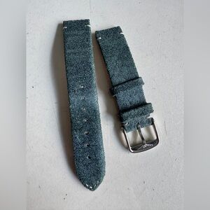 LONGINES 19MM BLUE LEATHER BAND STRAP